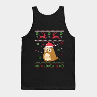 Merry owlmas Tank Top